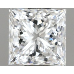 Diament laboratoryjny bezbarwny szlif princess, 1.09ct, VVS2, D, IGI LG724546356