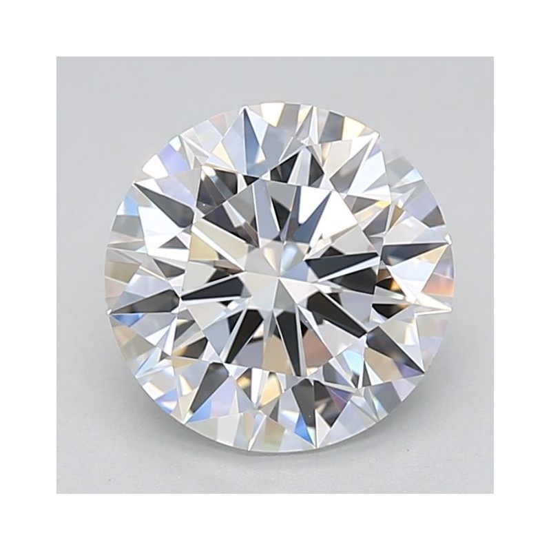 Diament laboratoryjny bezbarwny szlif okrągły, 2.25ct, VVS1, D, IGI LG733516885