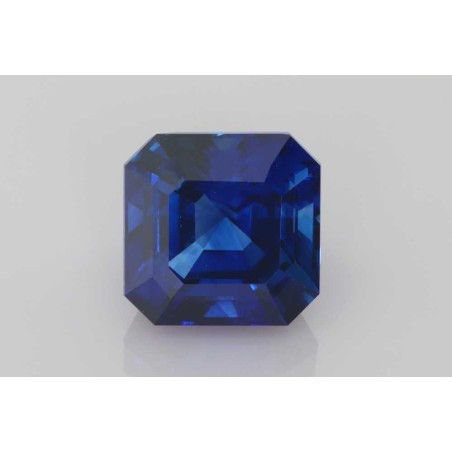 Szafir Asscher, 5.06 ct, BLUE, GIA 5221753579