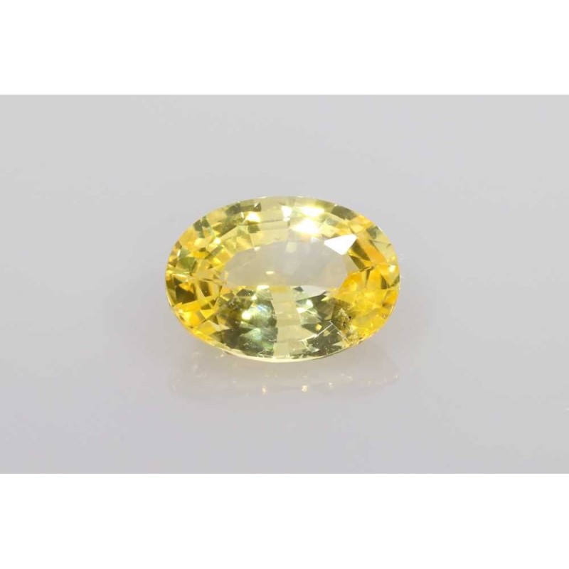 Szafir szlif owalny, 2.09 ct, YELLOW, GIA 2235470994