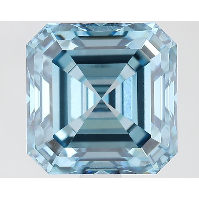 Diament laboratoryjny o barwie fantazyjnej szlif szmaragdowy kwadratowy, 2.65ct, VVS2, Fancy Vivid Blue, IGI LG688519211