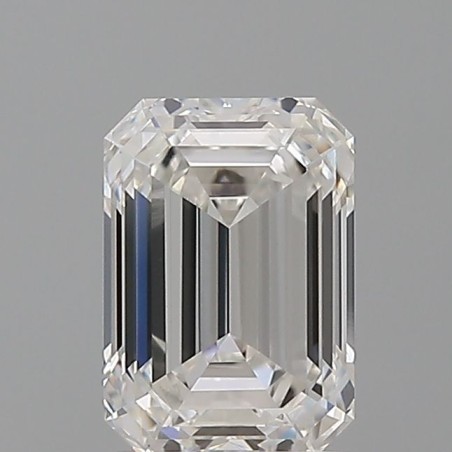 Diament laboratoryjny bezbarwny szlif szmaragdowy, 1.59ct, VVS2, E, IGI LG710505127