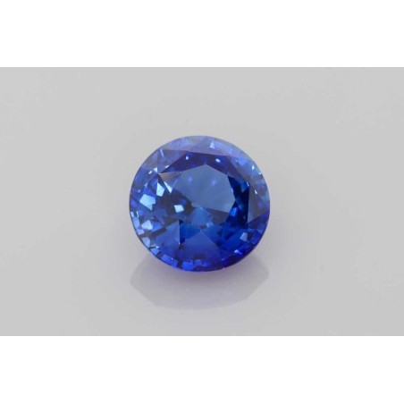 Szafir szlif okrągły, 2.35 ct, BLUE, GIA 2484455158