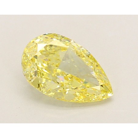 Diament laboratoryjny o barwie fantazyjnej szlif gruszkowy, 2.08ct, VVS2, Fancy Intense Yellow, IGI LG740508355