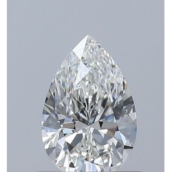 Diament szlif gruszkowy, 0.5ct, VVS2, H, GIA 6535095144
