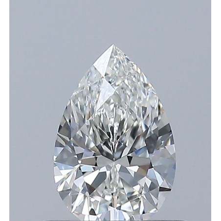 Diament szlif gruszkowy, 0.5ct, VVS2, H, GIA 6535095144