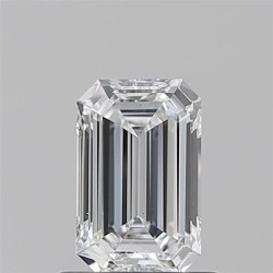 Diament szlif szmaragdowy, 0.8ct, VS2, D, GIA 1529872128