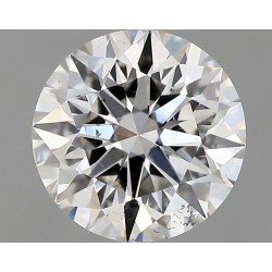 Diament szlif okrągły, 0.6ct, SI1, H, GIA 2524052926