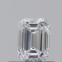 Diament szlif szmaragdowy, 0.5ct, VVS1, D, GIA 6532728381