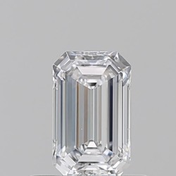 Diament szlif szmaragdowy, 0.52ct, VS2, D, GIA 2527865243