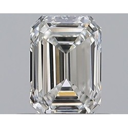 Diament szlif szmaragdowy, 0.55ct, VS2, G, GIA 2516591268