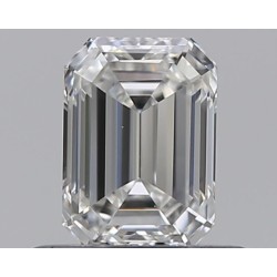 Diament szlif szmaragdowy, 0.5ct, VS1, G, GIA 5513629761