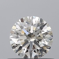 Diament szlif okrągły, 0.43ct, SI1, H, GIA 2537412365