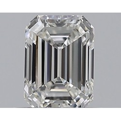 Diament szlif szmaragdowy, 0.5ct, VS2, F, GIA 1529568551