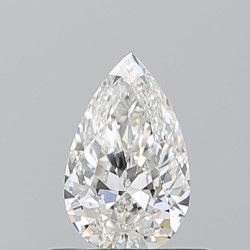 Diament szlif gruszkowy, 0.5ct, SI1, G, GIA 2534061707