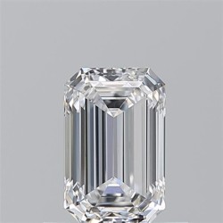 Diament szlif szmaragdowy, 0.71ct, VS2, D, GIA 6525964435