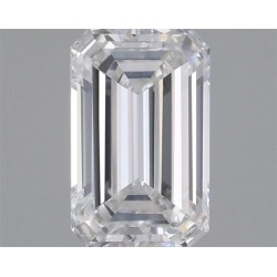 Diament szlif szmaragdowy, 0.74ct, VVS1, E, GIA 2488200044