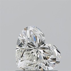 Diament serce, 0.8ct, VS2, I, GIA 2536052680