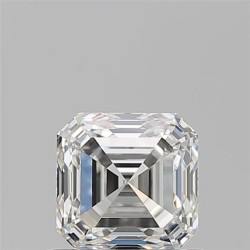 Diament Asscher, 0.9ct, SI1, I, GIA 7531056776