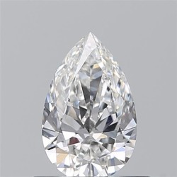 Diament szlif gruszkowy, 0.5ct, VVS2, E, GIA 7531083113