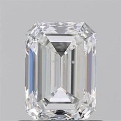 Diament szlif szmaragdowy, 0.91ct, SI1, E, GIA 6535073904