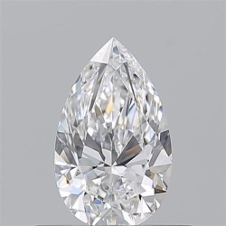 Diament szlif gruszkowy, 0.5ct, VVS2, D, GIA 7532633475