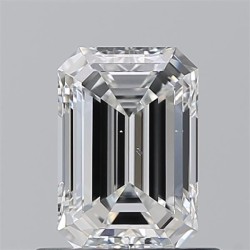 Diament szlif szmaragdowy, 0.7ct, VS2, F, GIA 6532074013