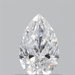 Diament szlif gruszkowy, 0.5ct, VVS2, E, GIA 5533158763