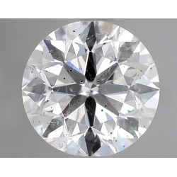 Diament szlif okrągły, 1ct, SI2, D, HRD 250000034665