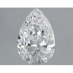 Diament szlif gruszkowy, 1ct, SI1, D, GIA 2474528403