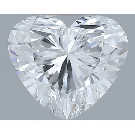 Diament serce, 0.39ct, VVS1, D, GIA 2527032132