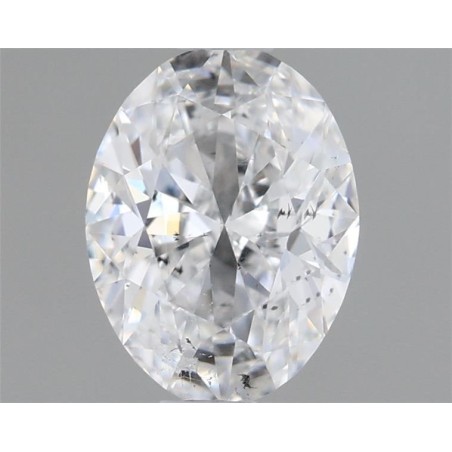 Diament szlif owalny, 0.7ct, SI1, D, GIA 1417145737