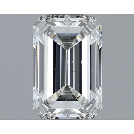 Diament szlif szmaragdowy, 0.7ct, SI1, H, GIA 2534356492
