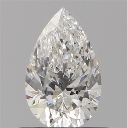 Diament szlif gruszkowy, 0.53ct, SI1, D, GIA 6491239037