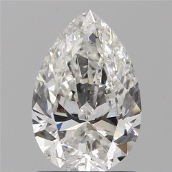 Diament szlif gruszkowy, 1.11ct, SI2, H, GIA 6495403125