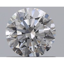 Diament szlif okrągły, 0.59ct, VVS1, D, GIA 6491480155