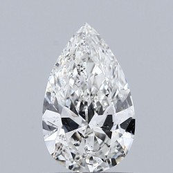 Diament szlif gruszkowy, 0.7ct, SI2, I, GIA 6535306966