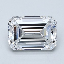 Diament szlif szmaragdowy, 2.0ct, VS2, D, GIA 5513970218