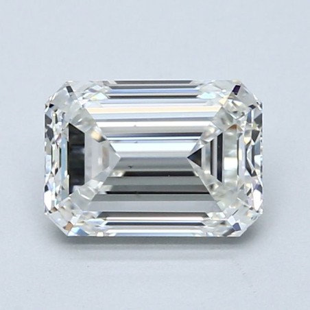 Diament szlif szmaragdowy, 1.7ct, VS2, H, GIA 1537423632