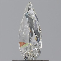 Diament szlif gruszkowy, 0.8ct, SI2, I, GIA 1365720585