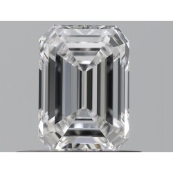 Diament szlif szmaragdowy, 0.51ct, VS2, F, GIA 6522043178