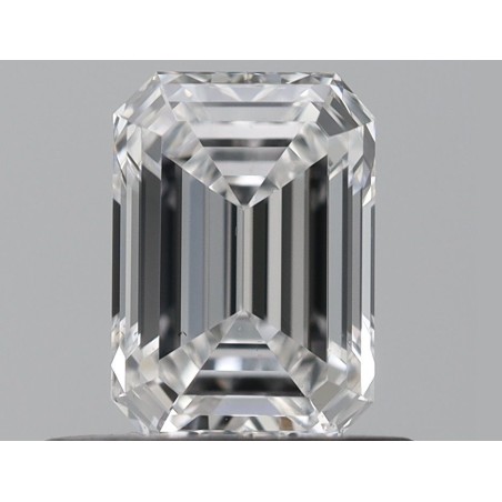 Diament szlif szmaragdowy, 0.51ct, VS2, F, GIA 6522043178