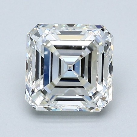 Diament szlif szmaragdowy kwadratowy, 1.5ct, VS2, H, GIA 5222622943