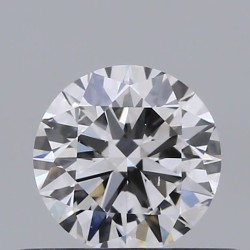 Diament szlif okrągły, 0.4ct, SI2, D, GIA 7502576814