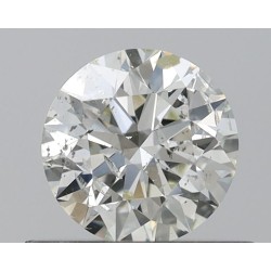 Diament szlif okrągły, 0.51ct, SI2, I, IGI 670417121