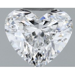 Diament serce, 0.5ct, SI1, F, GIA 7536705670