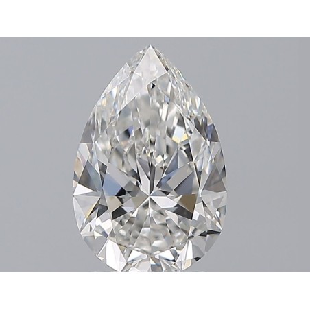 Diament szlif gruszkowy, 2ct, VS1, F, GIA 6485726071