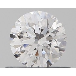 Diament szlif okrągły, 0.5ct, SI1, D, GIA 6532134394