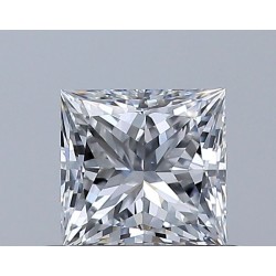 Diament szlif princess, 0.53ct, VS1, D, GIA 7526530974