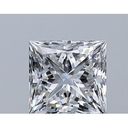 Diament szlif princess, 0.6ct, VS2, E, GIA 7536504840